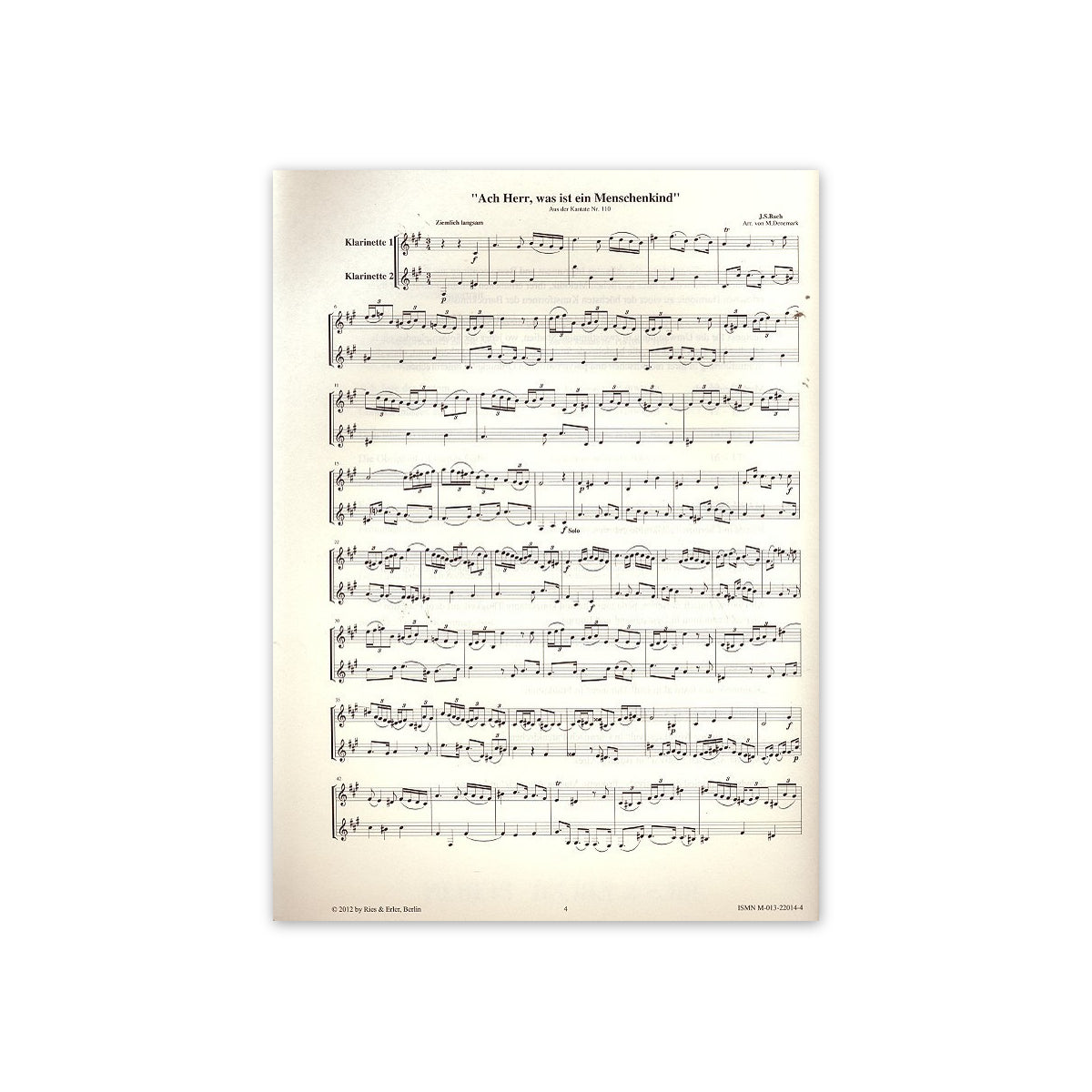 Bach, Kantaten - Arien Bd.1 View 1