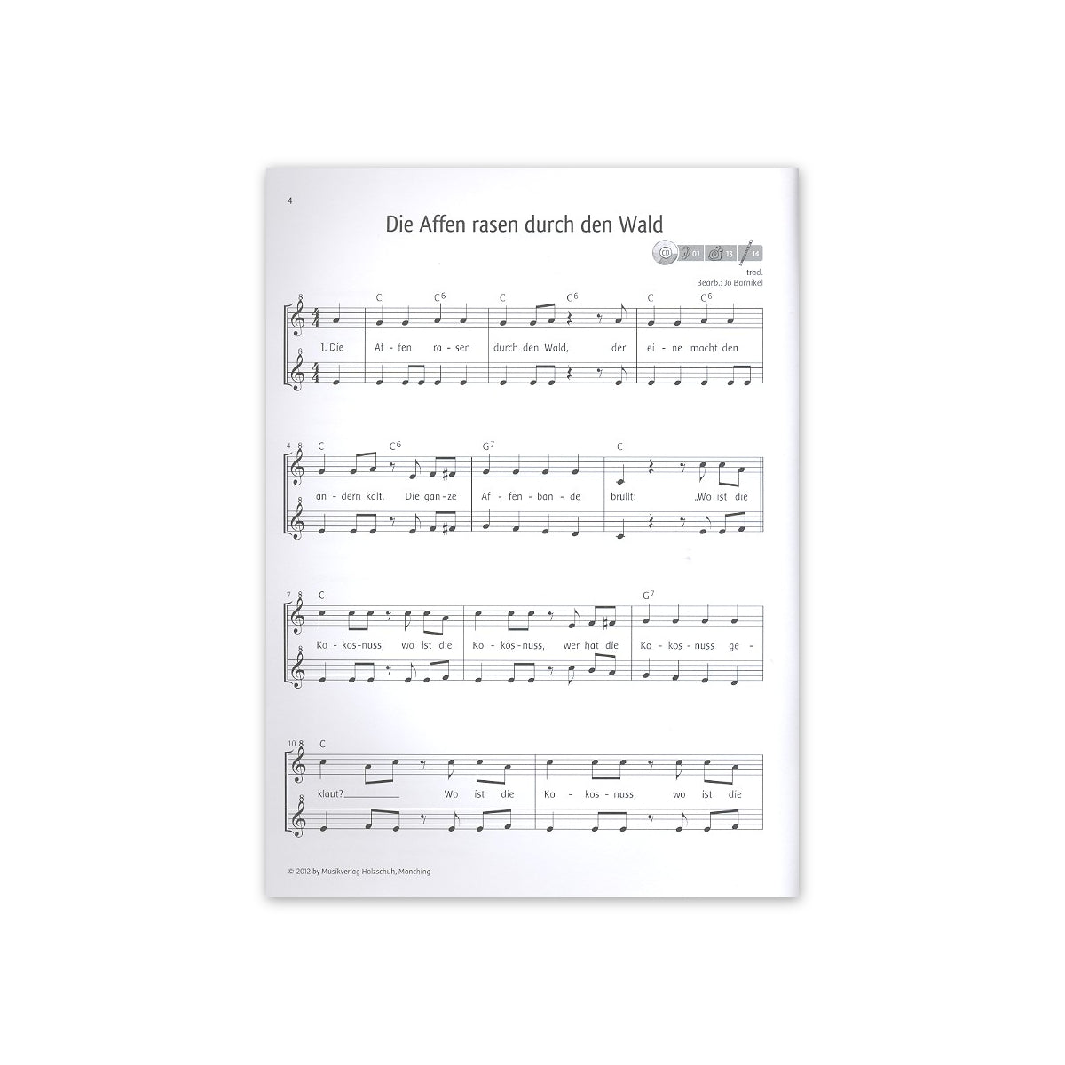Ertl, Lieblingslieder für 1 oder 2 Sopranblfl