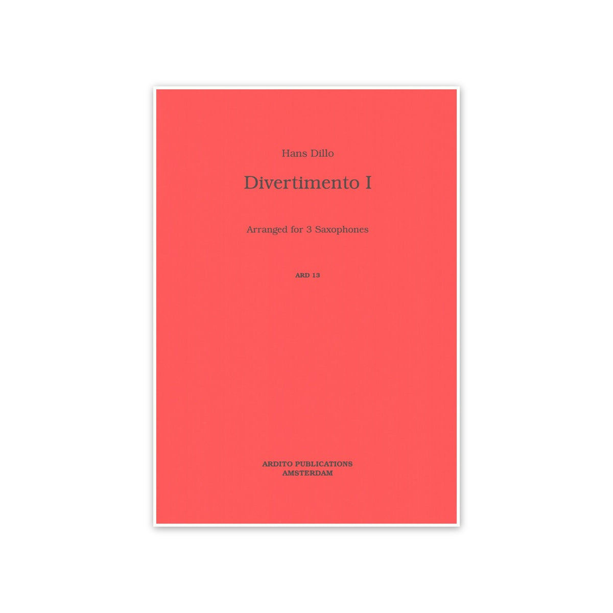 Dillo, Divertimento I