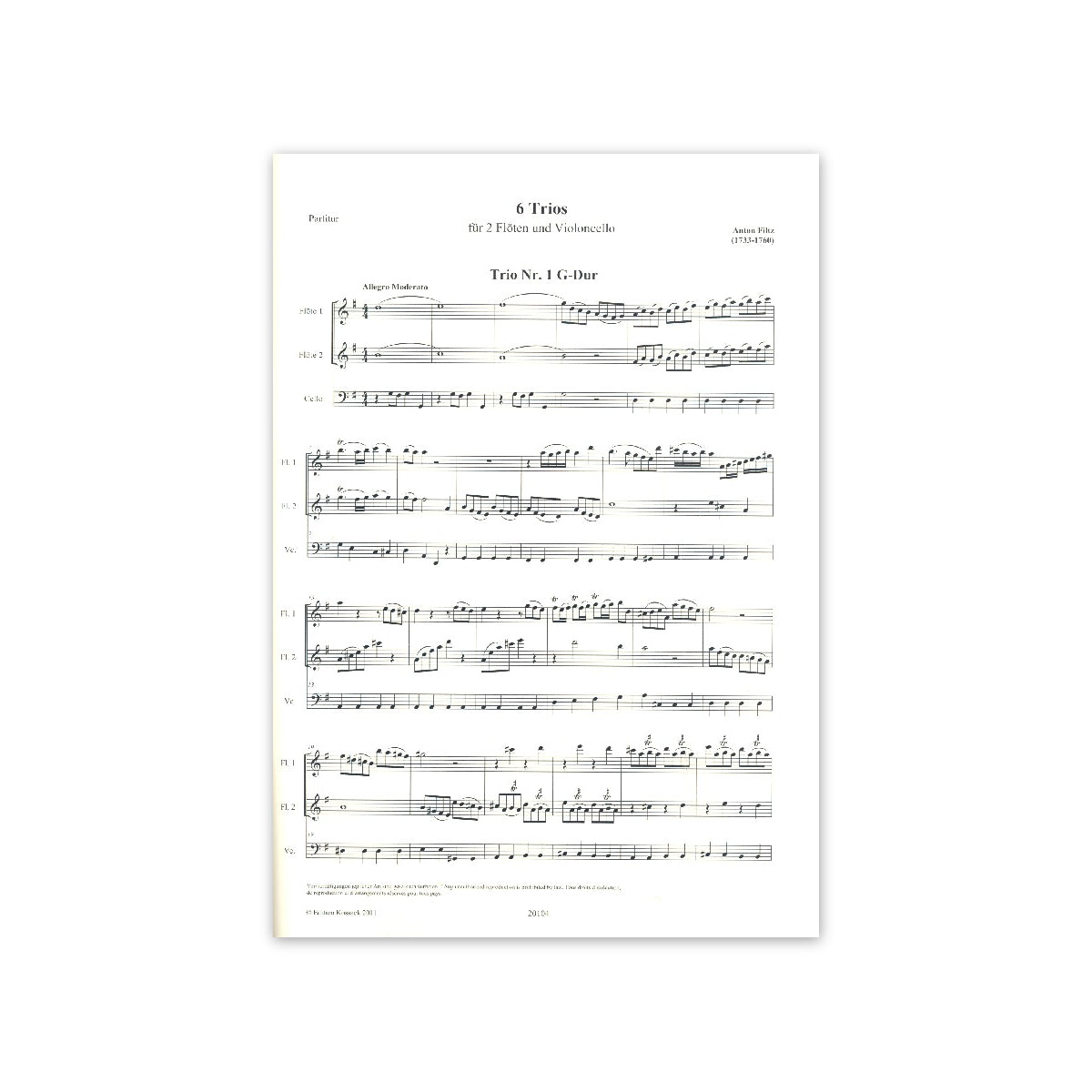 Filtz, 6 Trios Bd.1 View 1
