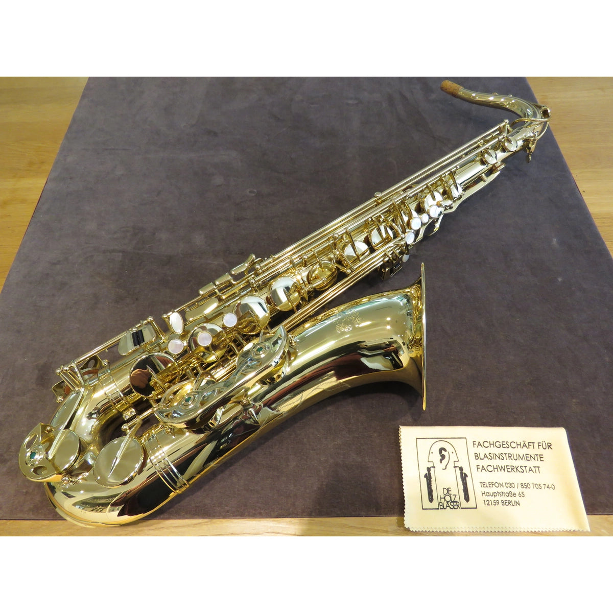 TENOR SAXOPHONE YOSHINO V12, GOLD LACQUER