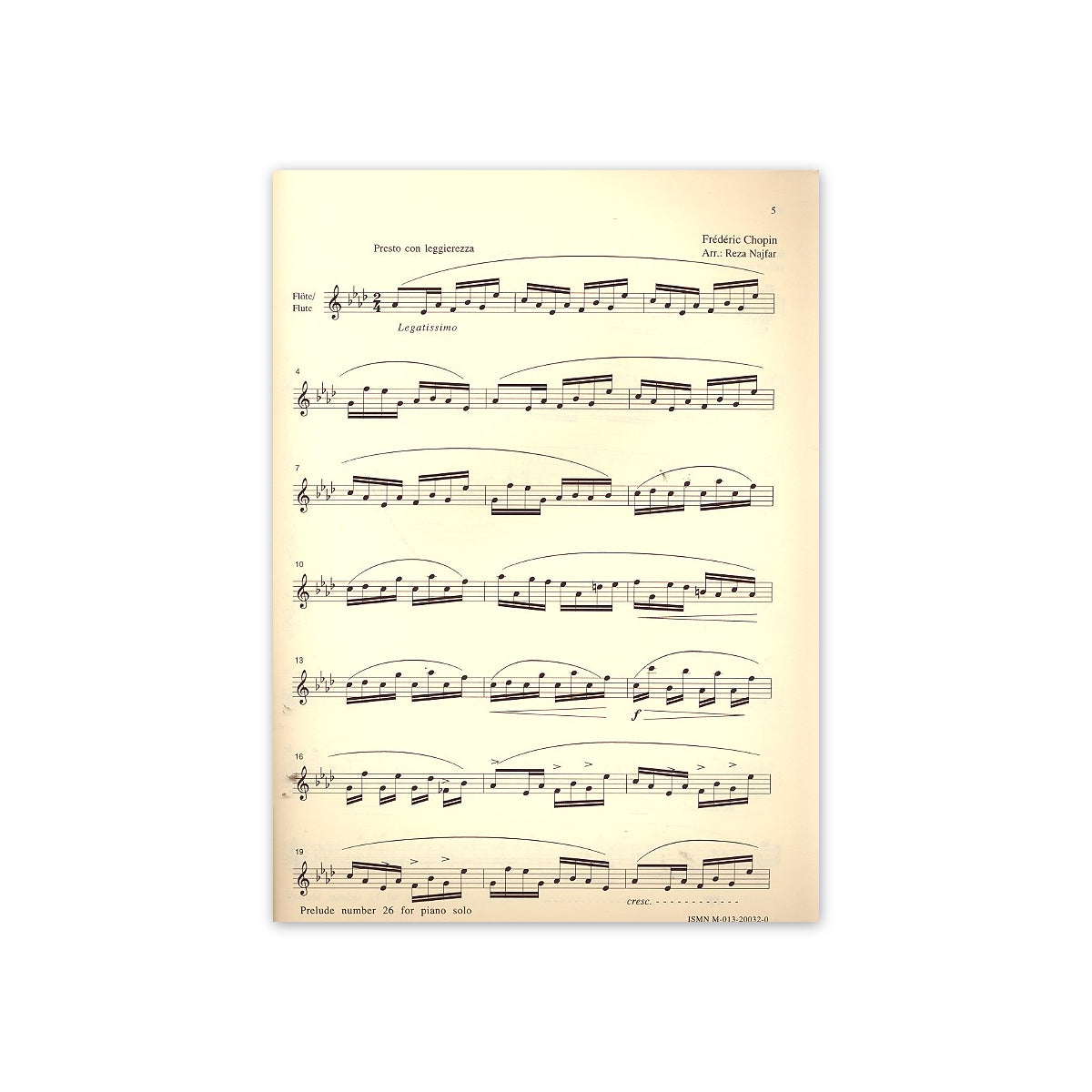 Chopin für Flöte solo View 1
