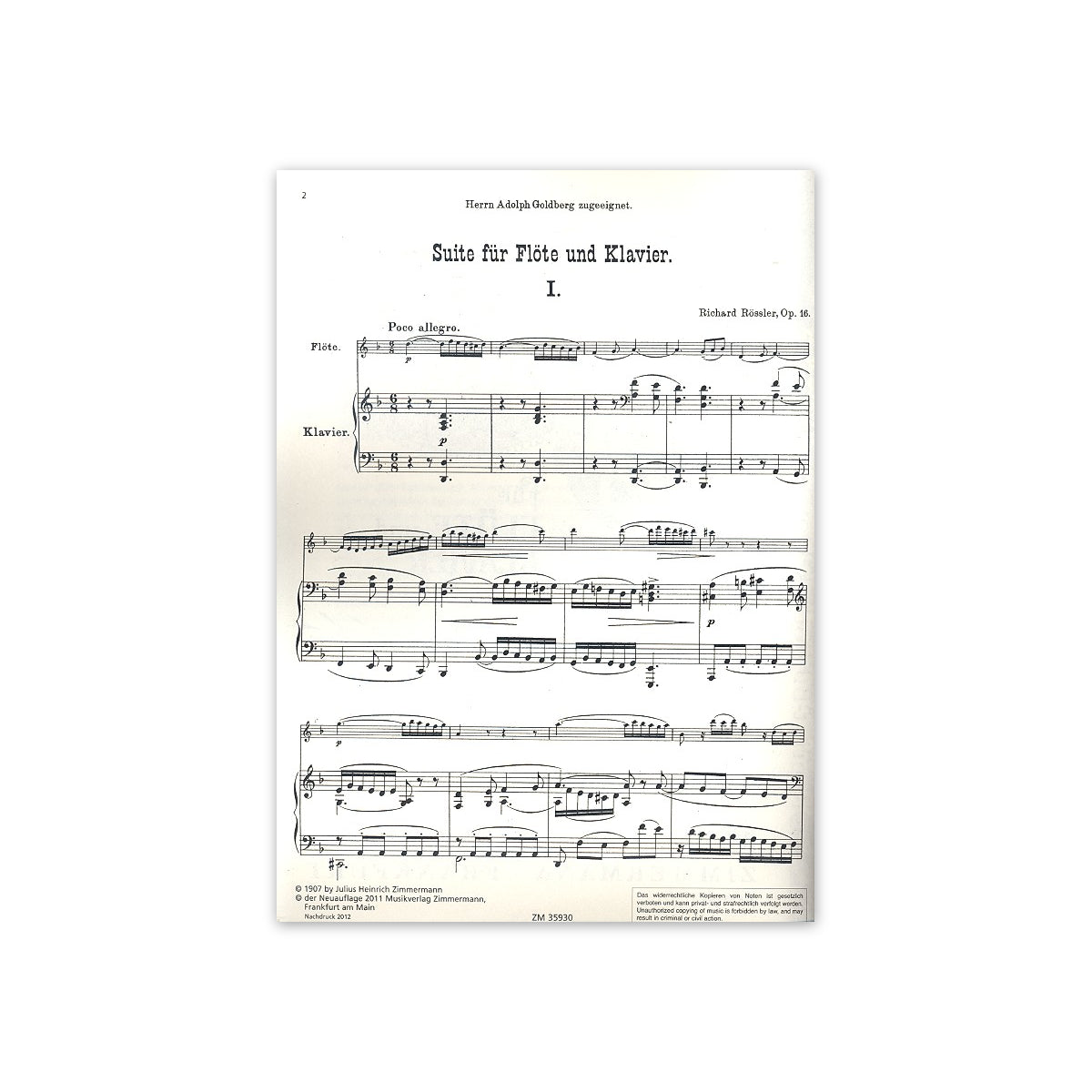 Rößler, Suite op. 16