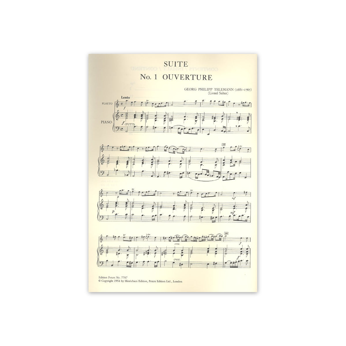 Telemann, Suite a-moll-30287 View 1