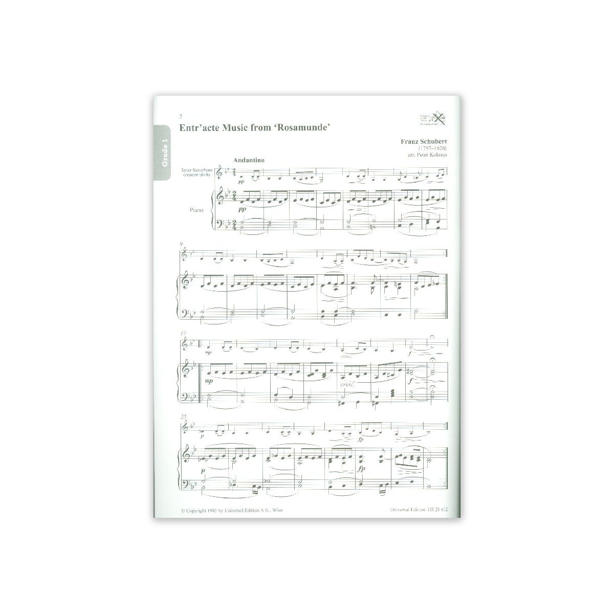 Rae, Repertoire explorer tenor saxophone