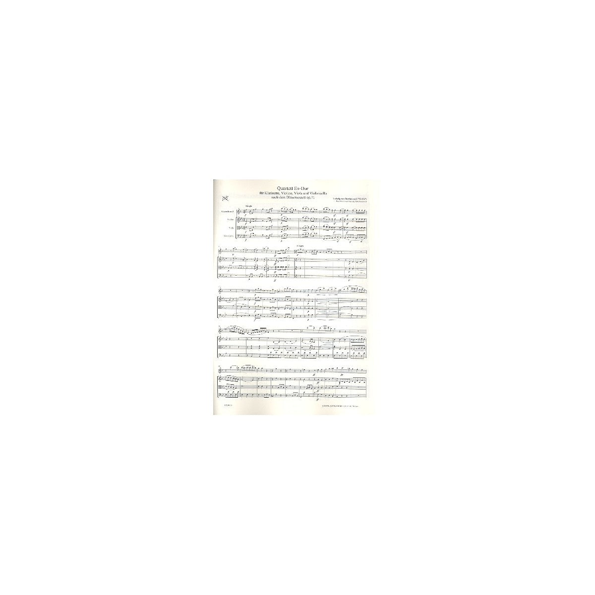 Beethoven, Quartett Es-Dur View 2