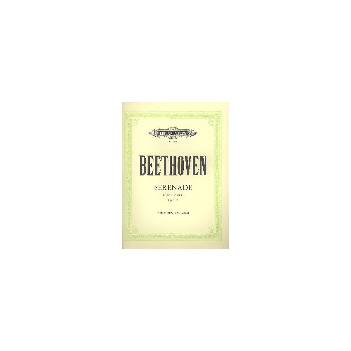 Beethoven, Serenade op.41 View 2
