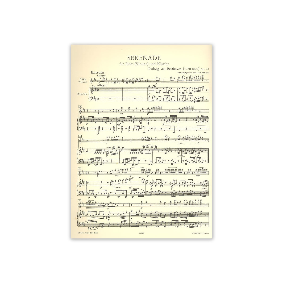 Beethoven, Serenade op.41 View 1