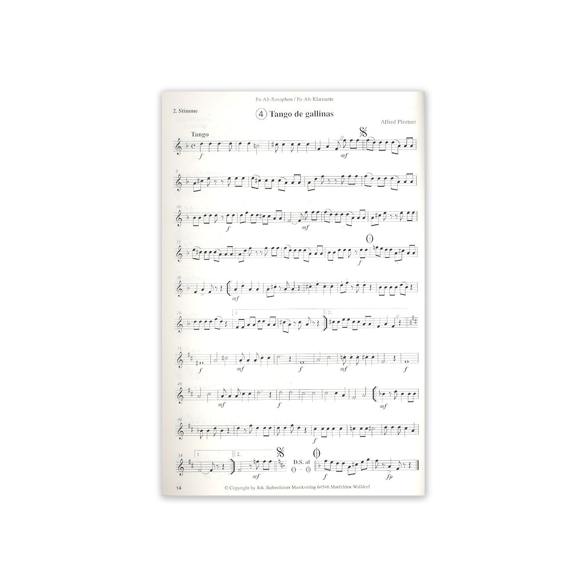 Beschwingte Rhythmen - Altsax View 1