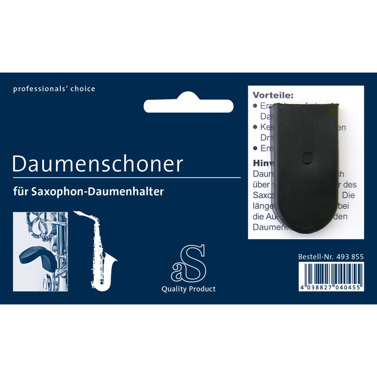 DAUMENSCHONER SAXOPHON View 1