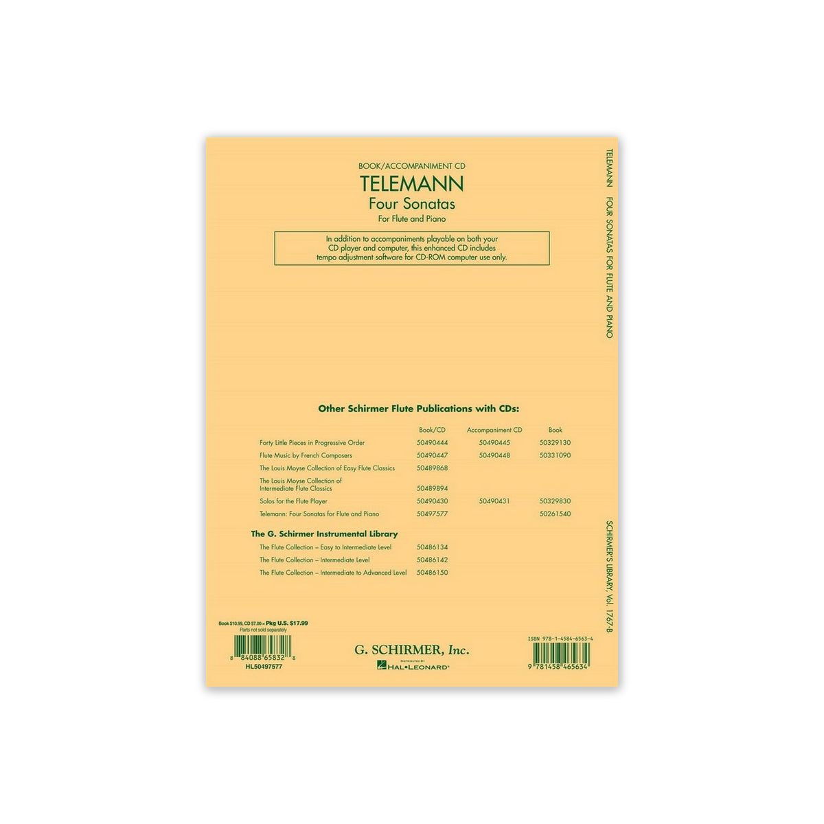 Telemann, 4 Sonaten für Flöte & Klav. View 2