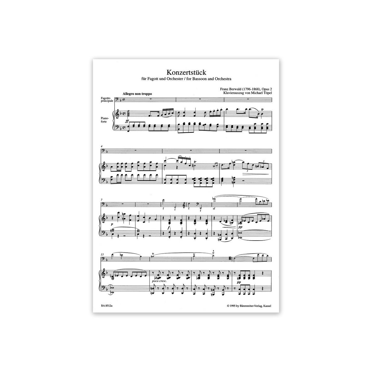 Berwald, Konzertstück op.2 View 1