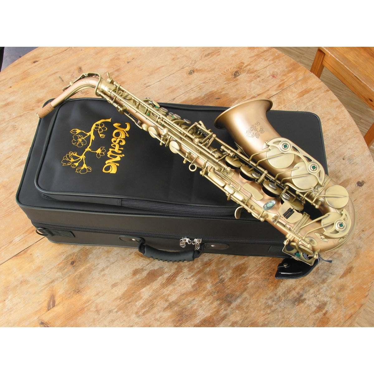 ALTO SAXOPHONE YOSHINO PRO ANTIQUE BRASS