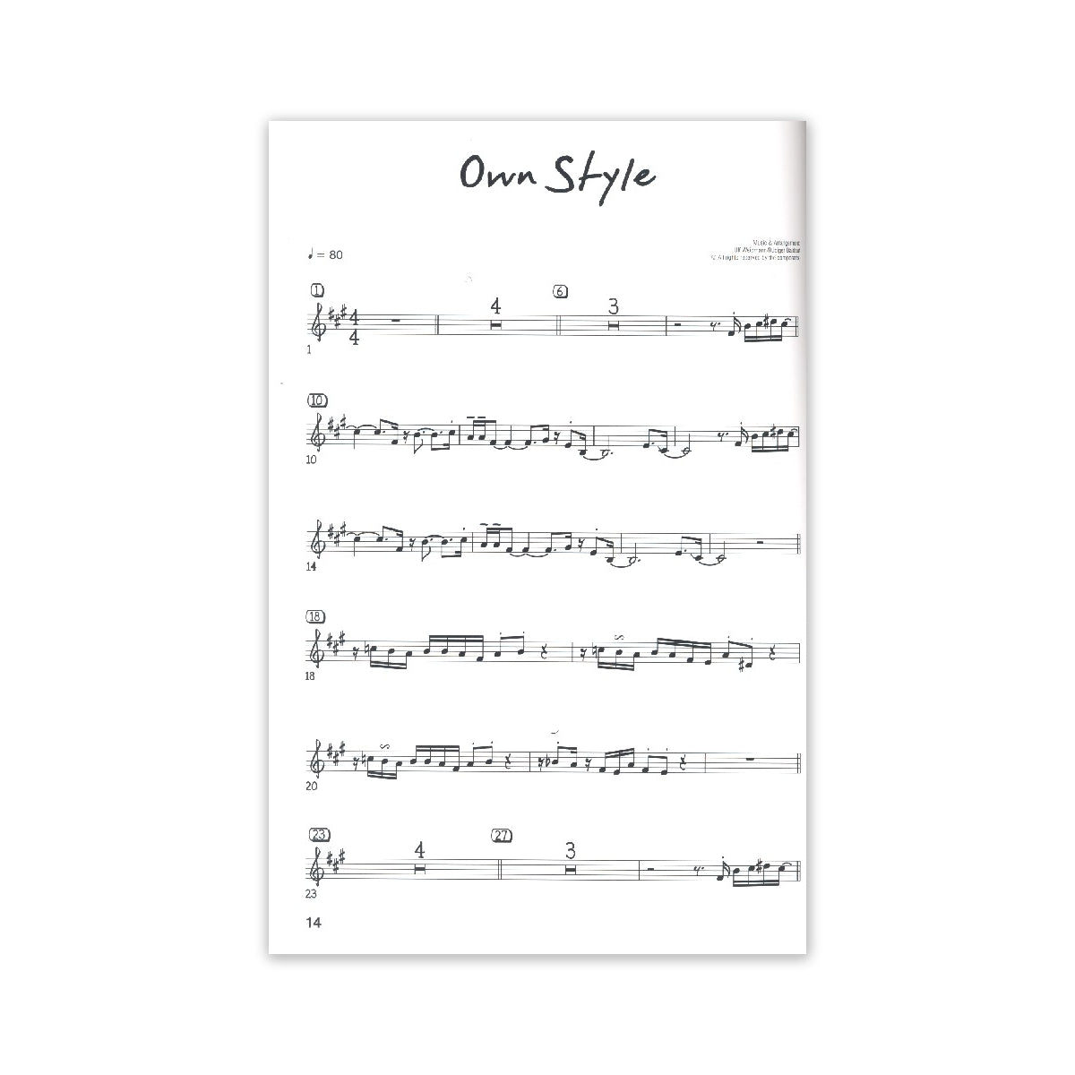 Baldauf, Play your own style View 1