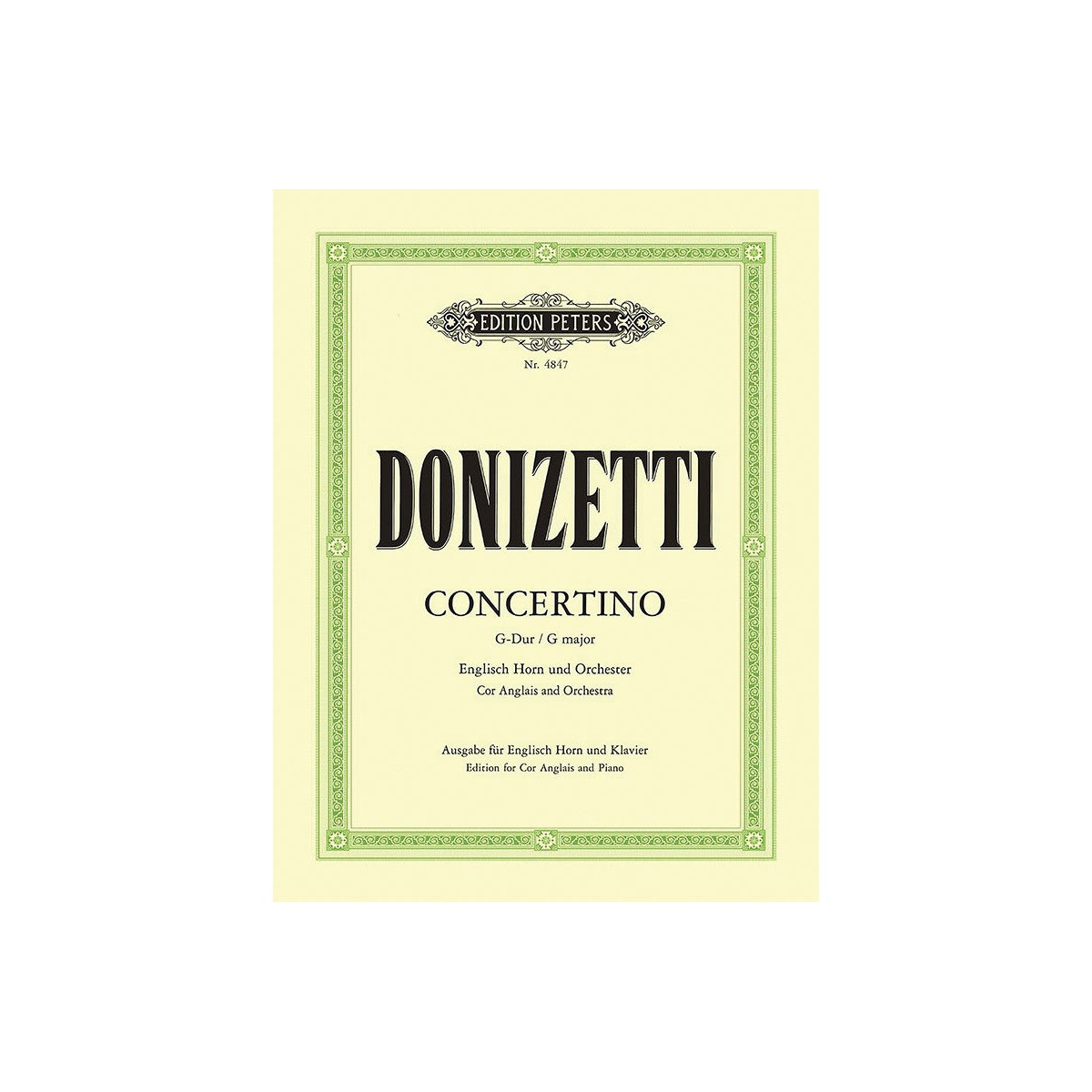 Donizetti, Concertino G-Dur View 1