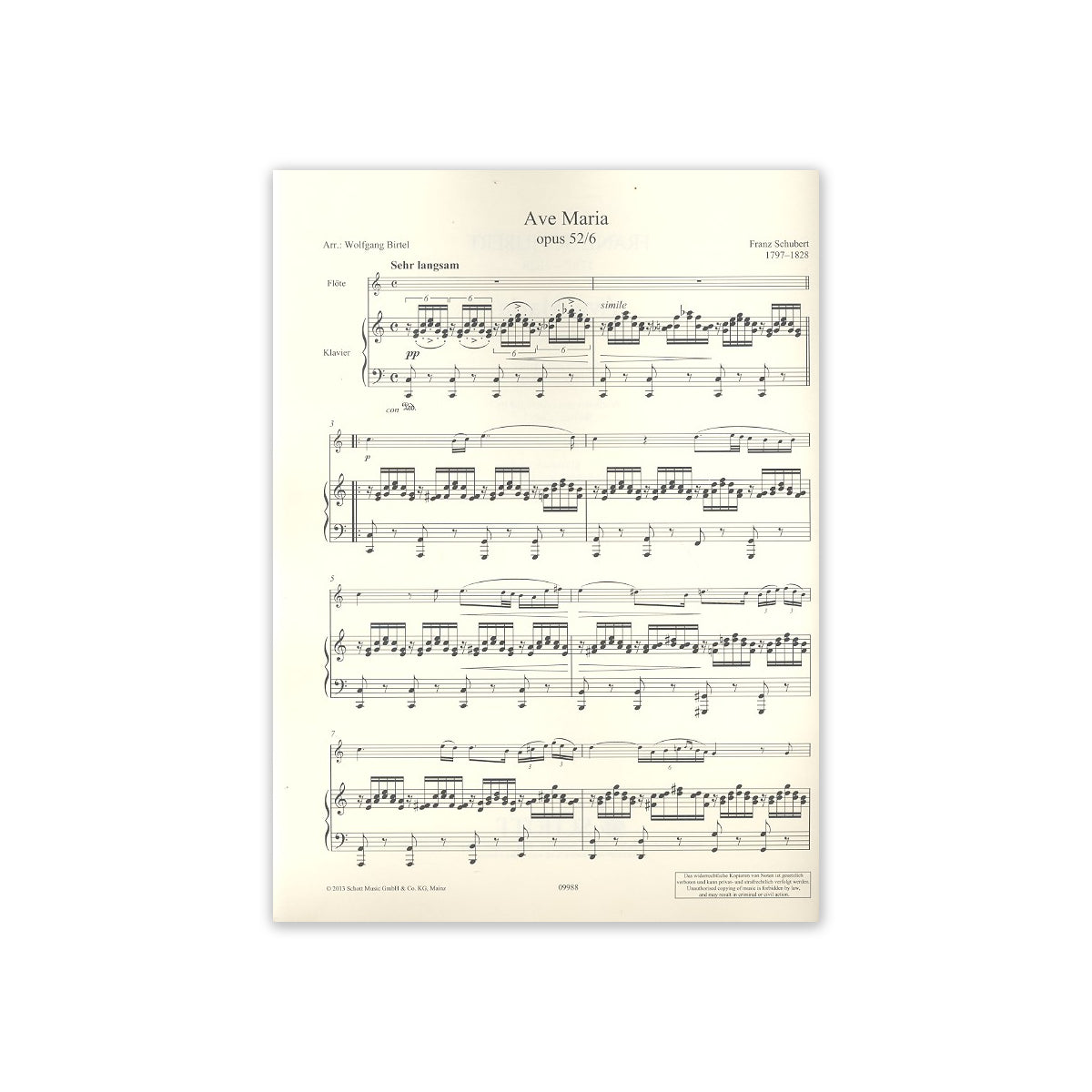 Schubert, Ave Maria-31593 View 1