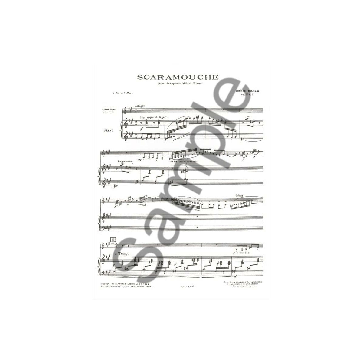 Bozza, Scaramouche View 2