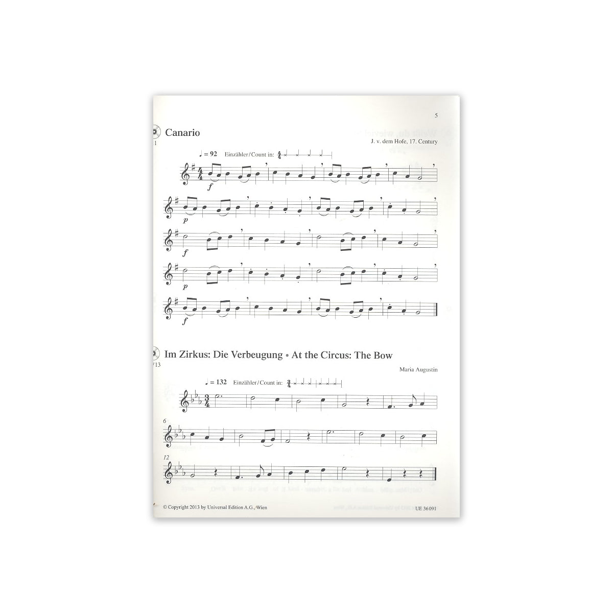Gisler-Haase, My first play-alongs for flute View 1