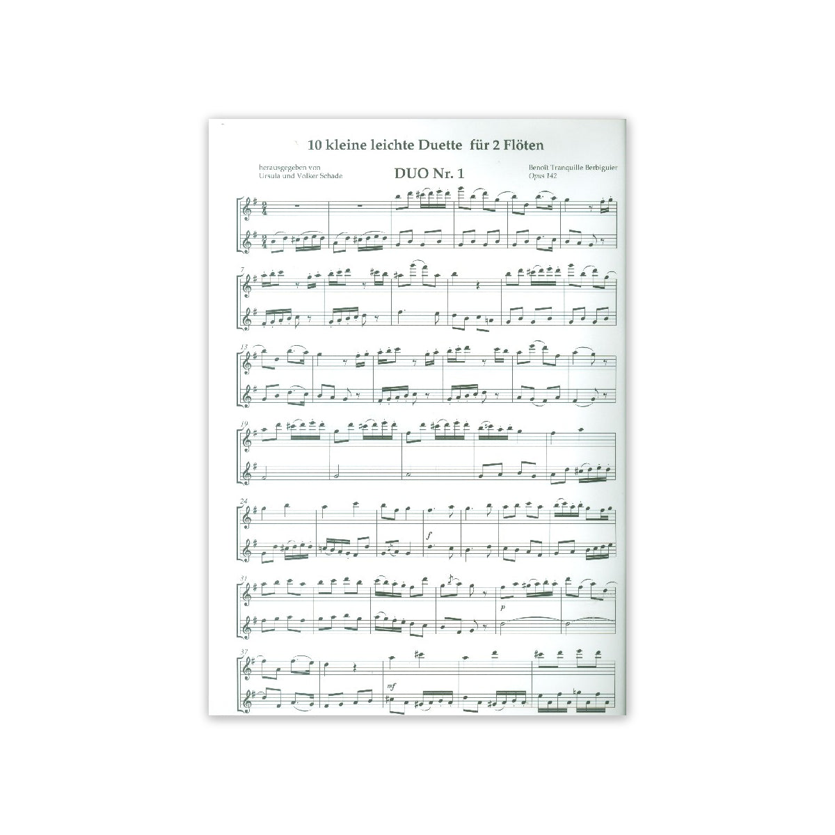 Berbiguier, 10 leichte Duette op.142 View 1