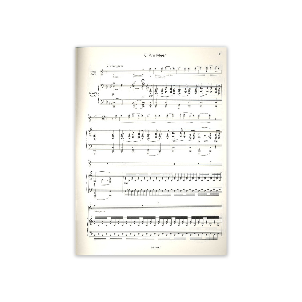 Schubert, Schwanengesang View 1