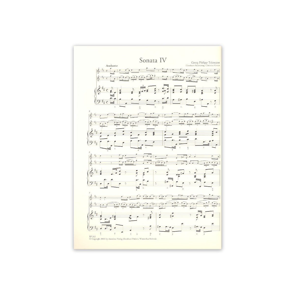 Telemann, Methodische Sonaten 2 View 1