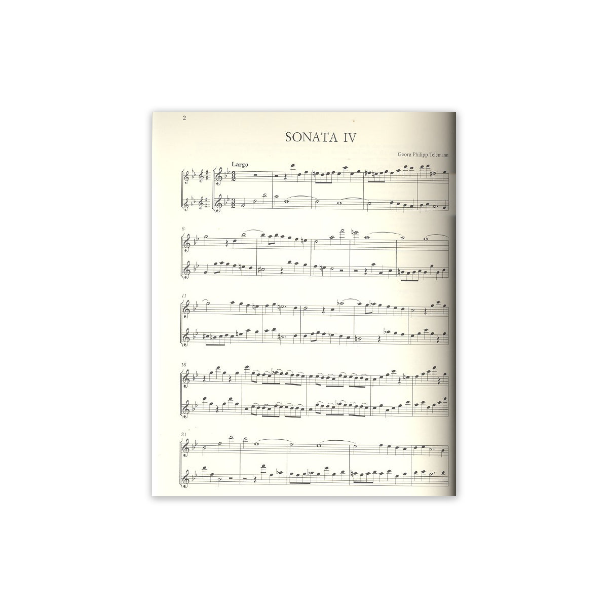 Telemann, 6 Sonaten Bd.2 für 2 Altblfl. View 1
