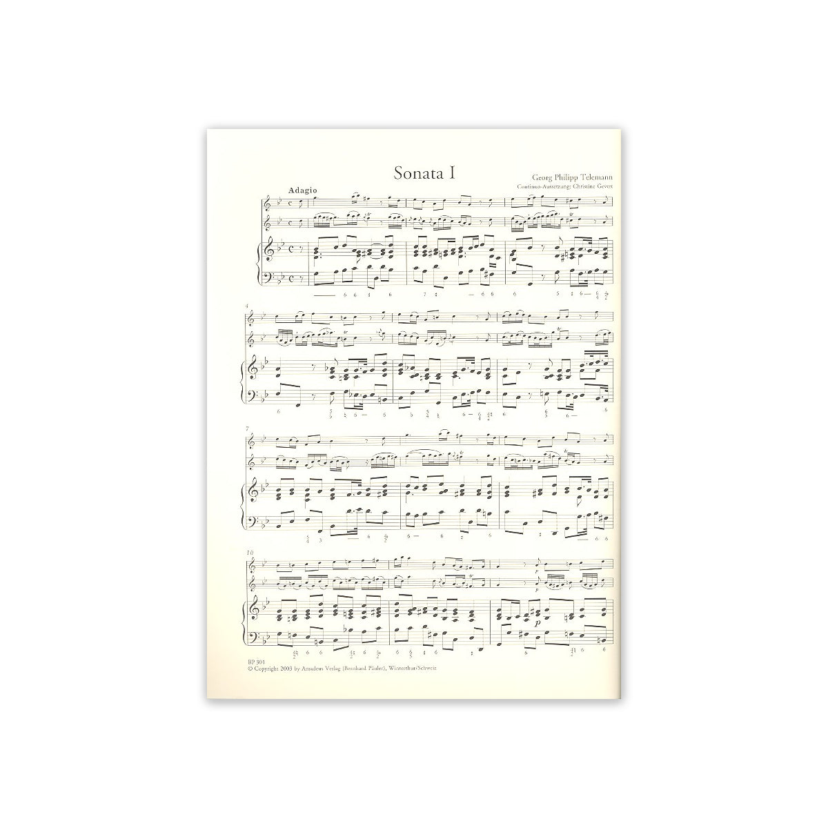 Telemann, 12 Methodische Sonaten 1 (1-3)