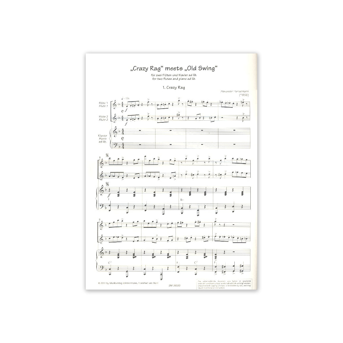 Hanselmann, Crazy Rag meets "Old Swing" View 1