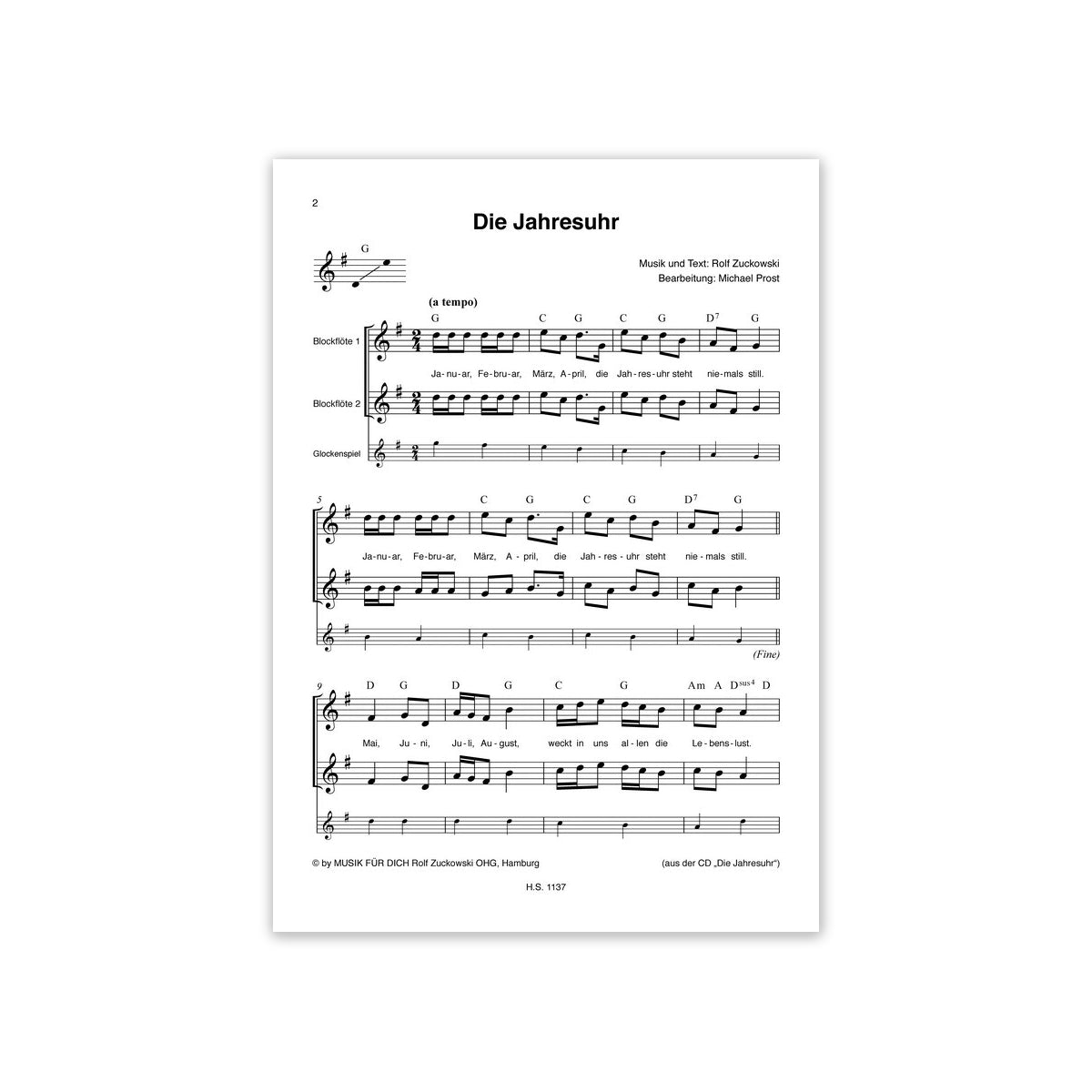 Zuckowski, Rolfs Flötenbüchlein 2 View 1