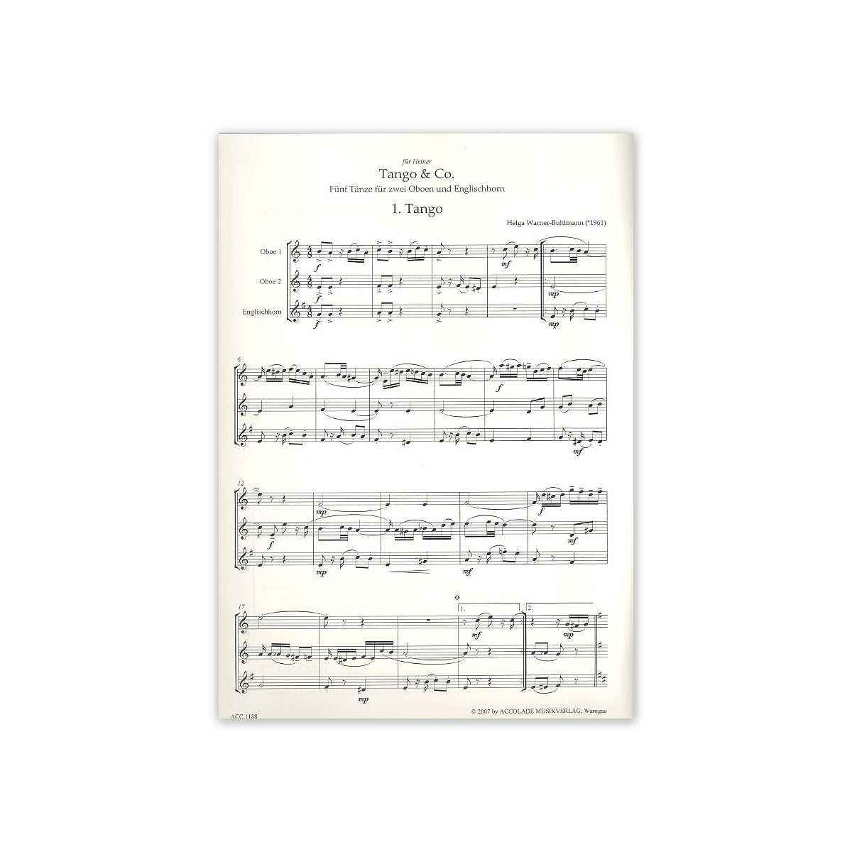 Warner-Buhlmann, Tango & Co. 33141 View 1