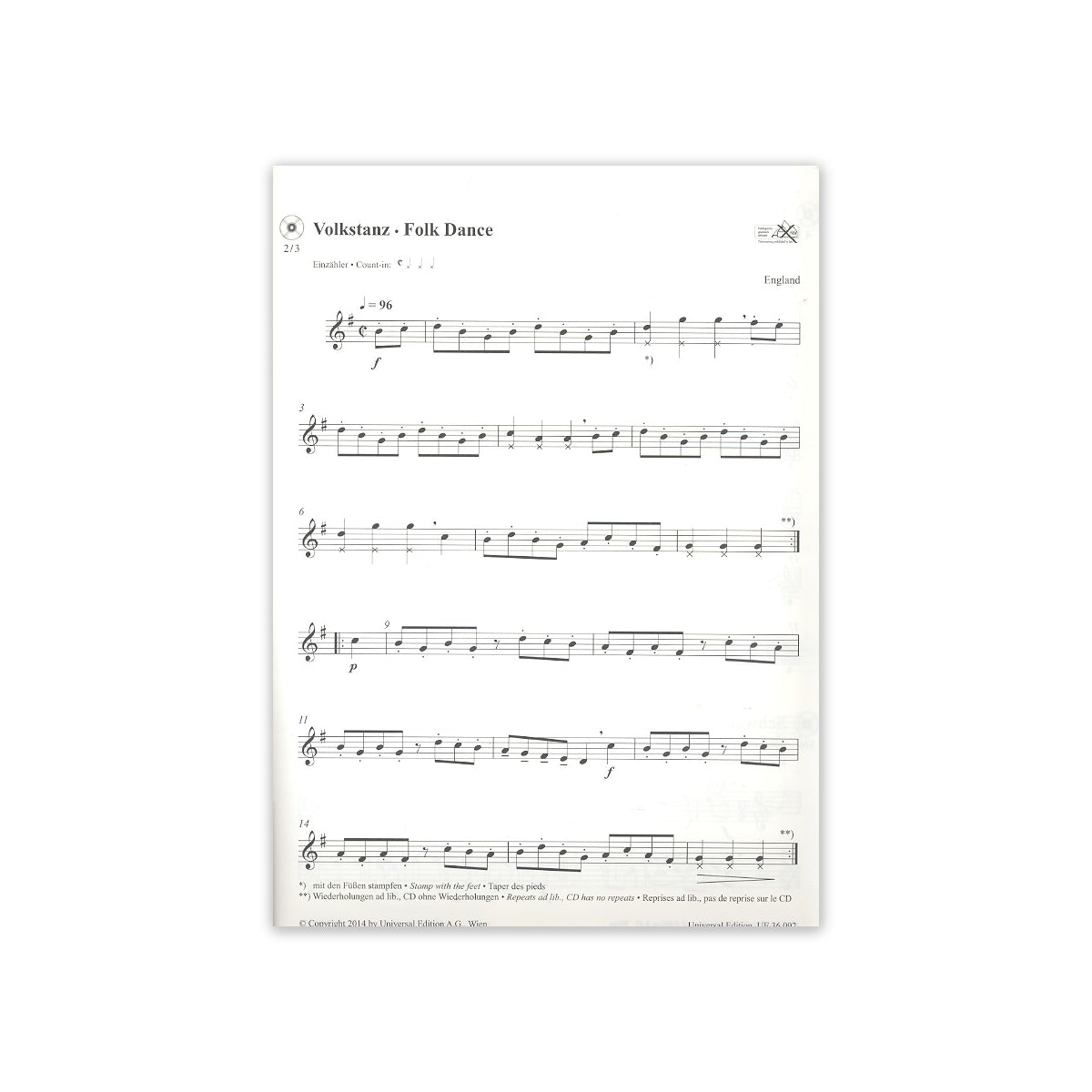 Gisler-Haase, My first play-alongs Bd.2 View 1