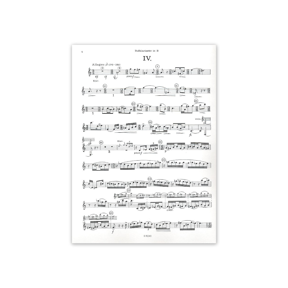 Erbse, Vier lyrische Stücke op.39d