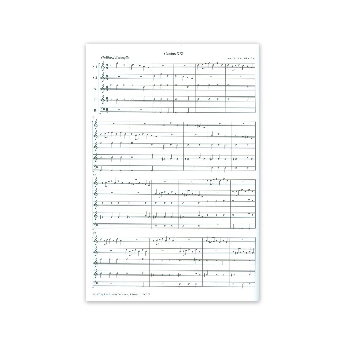 Scheidt, 5-stimmige Instrumentalsätze View 1