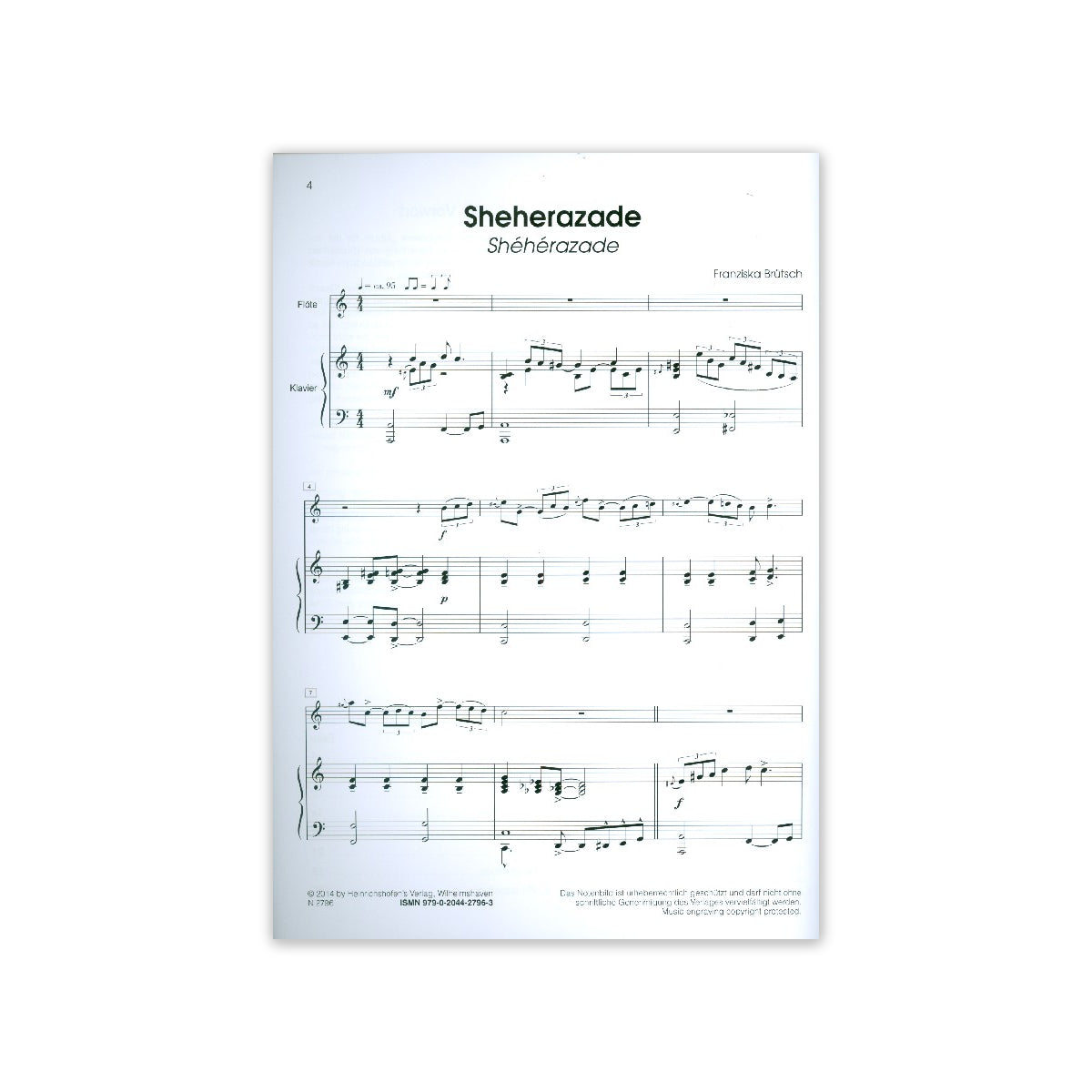 Brütsch, Variat. aus Schumanns "Album f.d.Jug