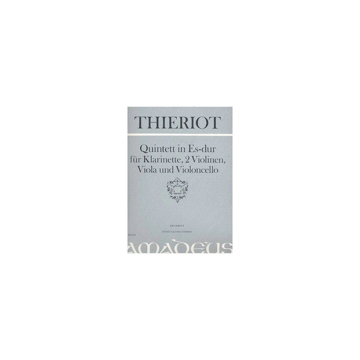 Thieriot, Klarinettenquintett View 2