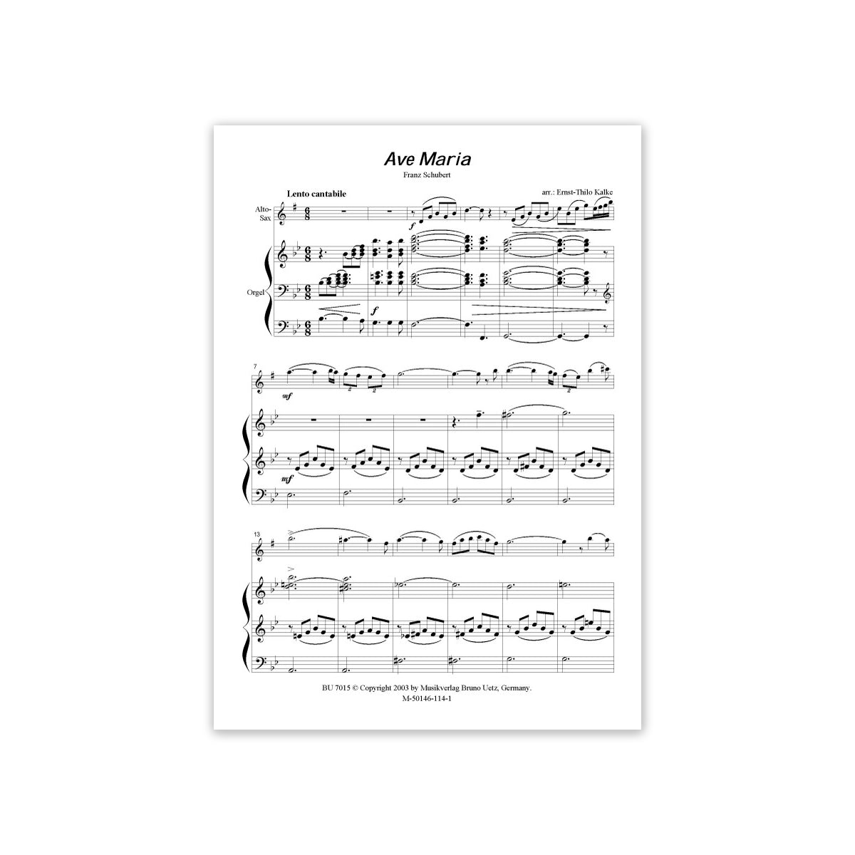 Schubert, Ave Maria-33805 View 1