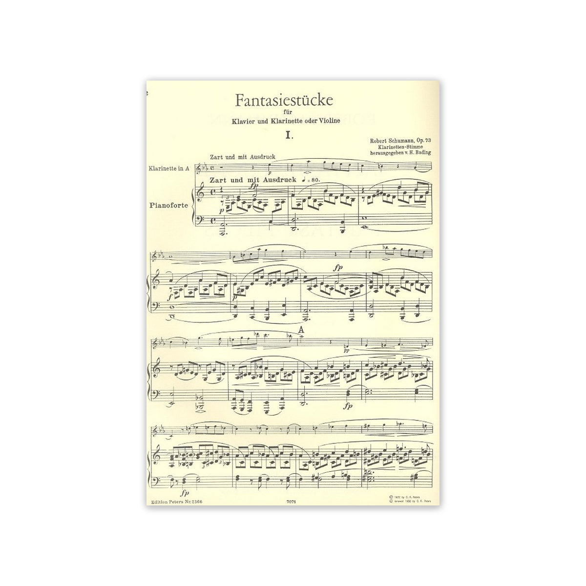 Schumann, Fantasiestücke op.73-33844 View 1