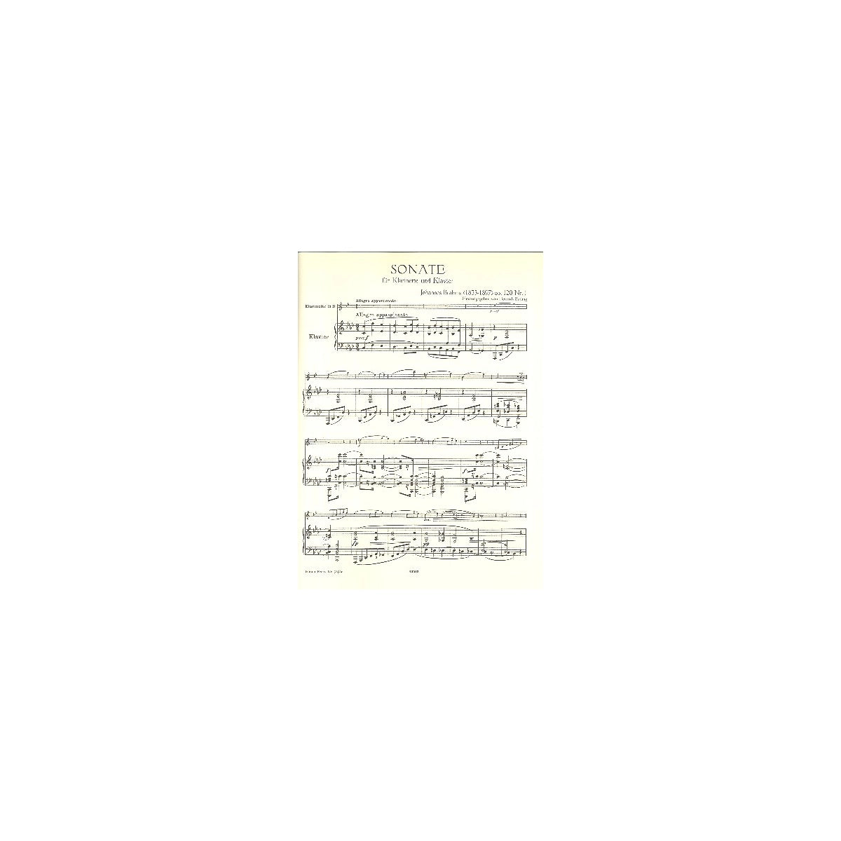 Brahms, 2 Sonaten op.120-33846 View 1