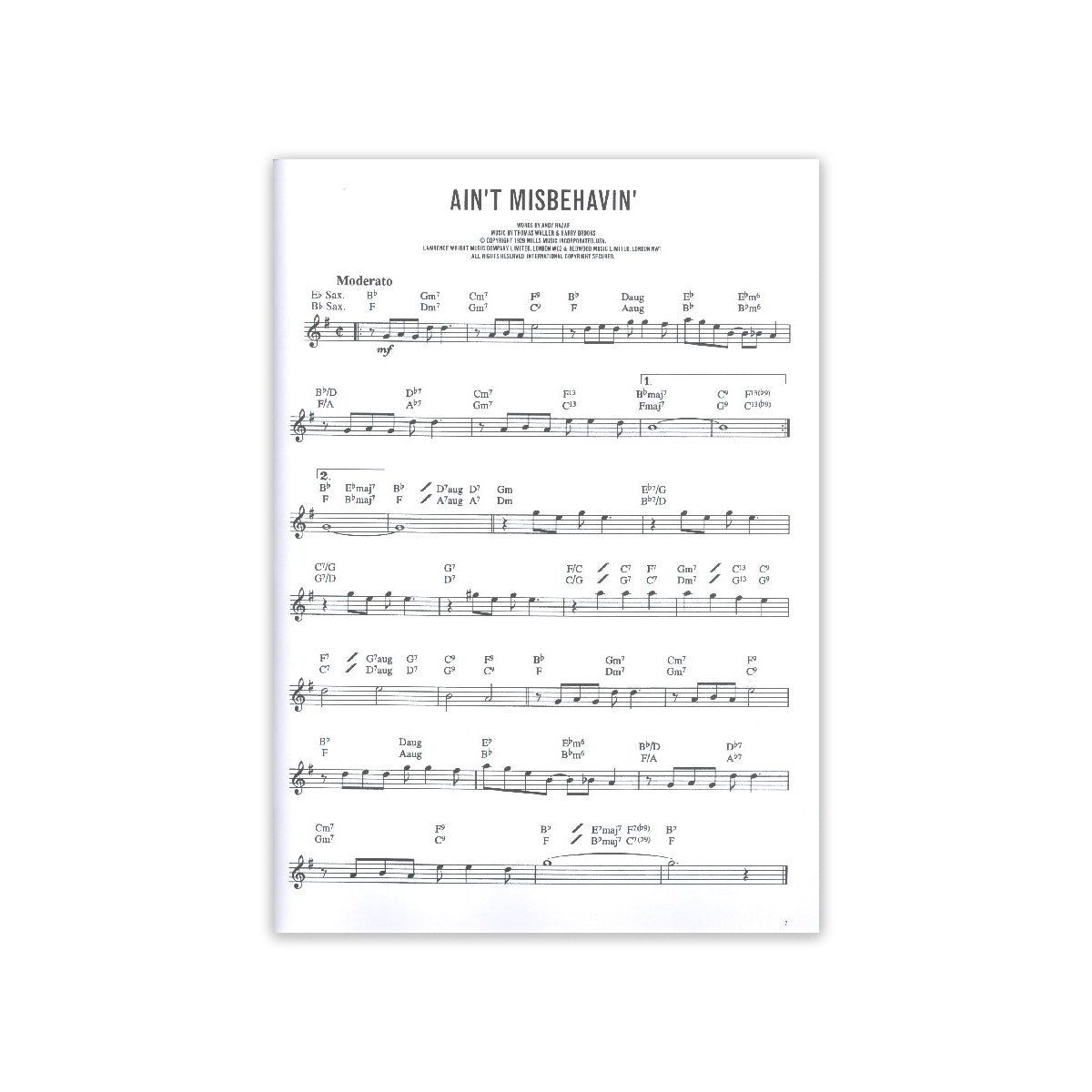 Classic Jazz for saxophone View 1