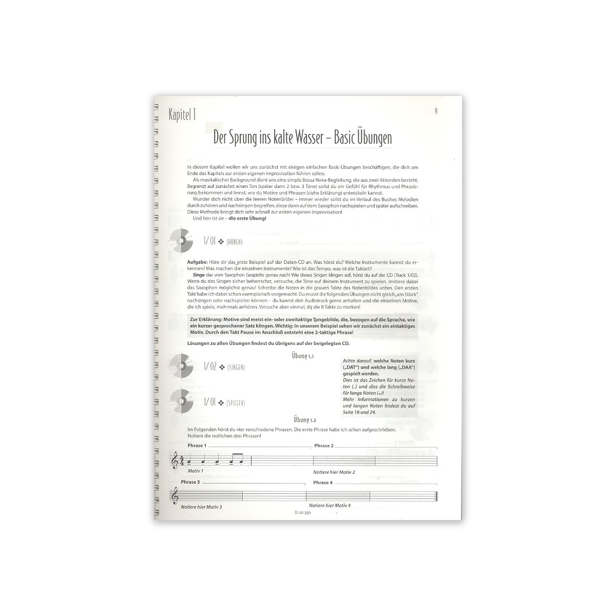 Schatka, Das Impro-Buch für Tenorsaxophon