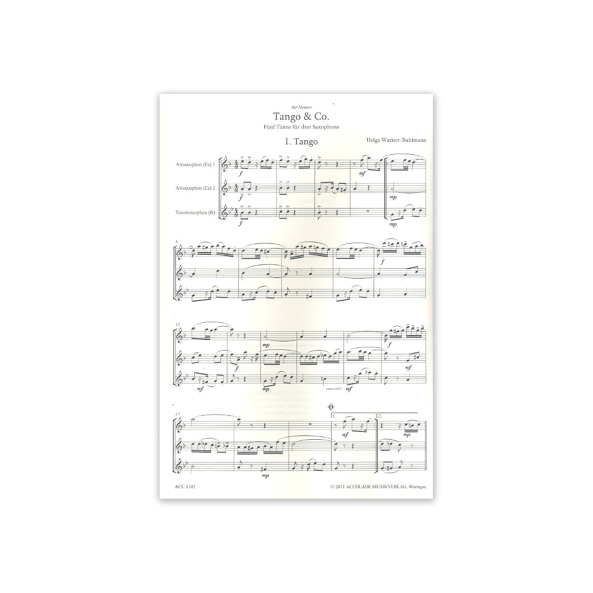 Warner-Buhlmann, Tango & Co.-34412 View 1