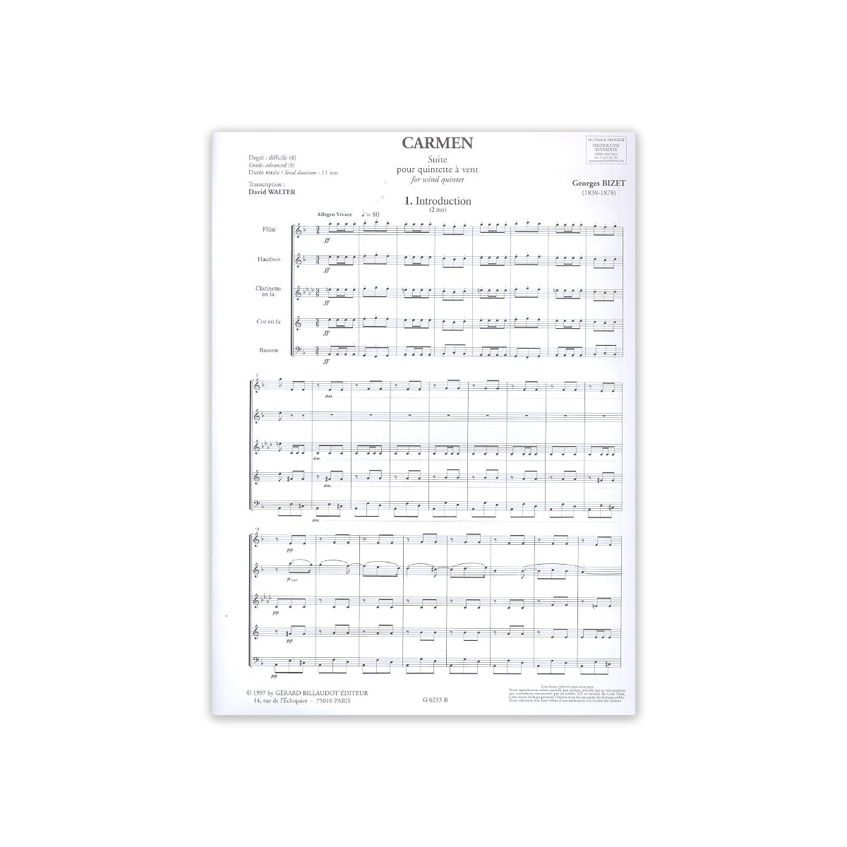 Bizet, carmen Suite View 1