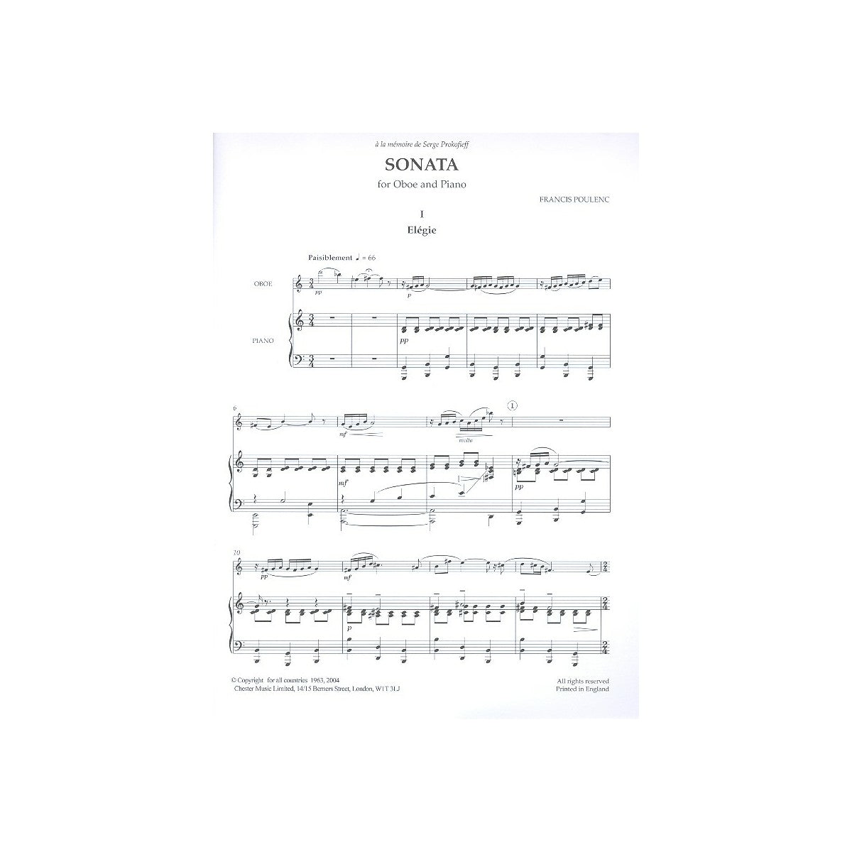 Poulenc, Sonate View 1
