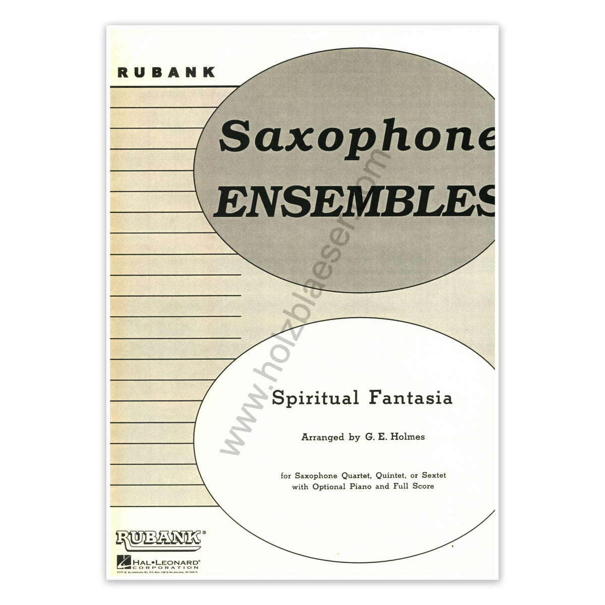Spiritual Fantasia - 4,5,6 Saxophone View 1
