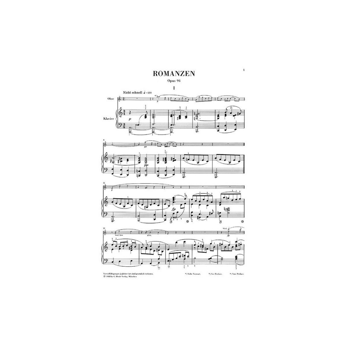 Schumann, Drei Romanzen-3459 View 1