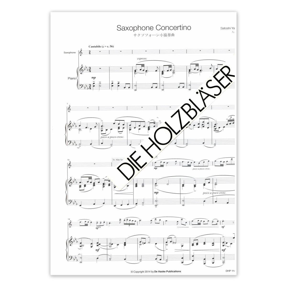 Yagisawa, Saxophone Concertino View 1