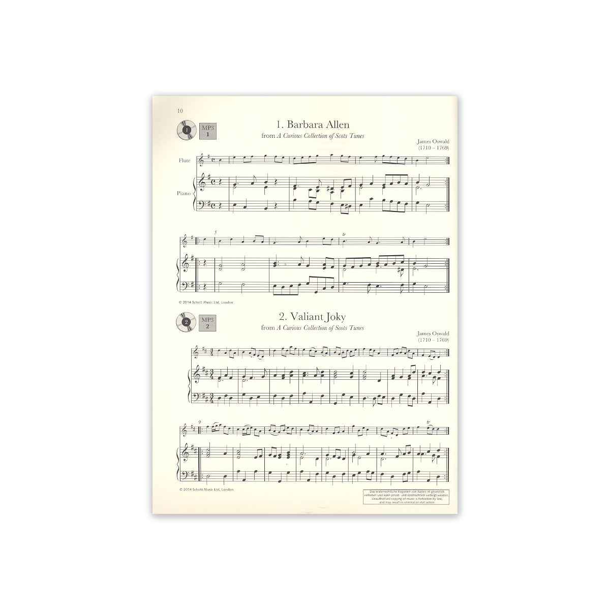 Baroque Flute Anthology Bd.1
