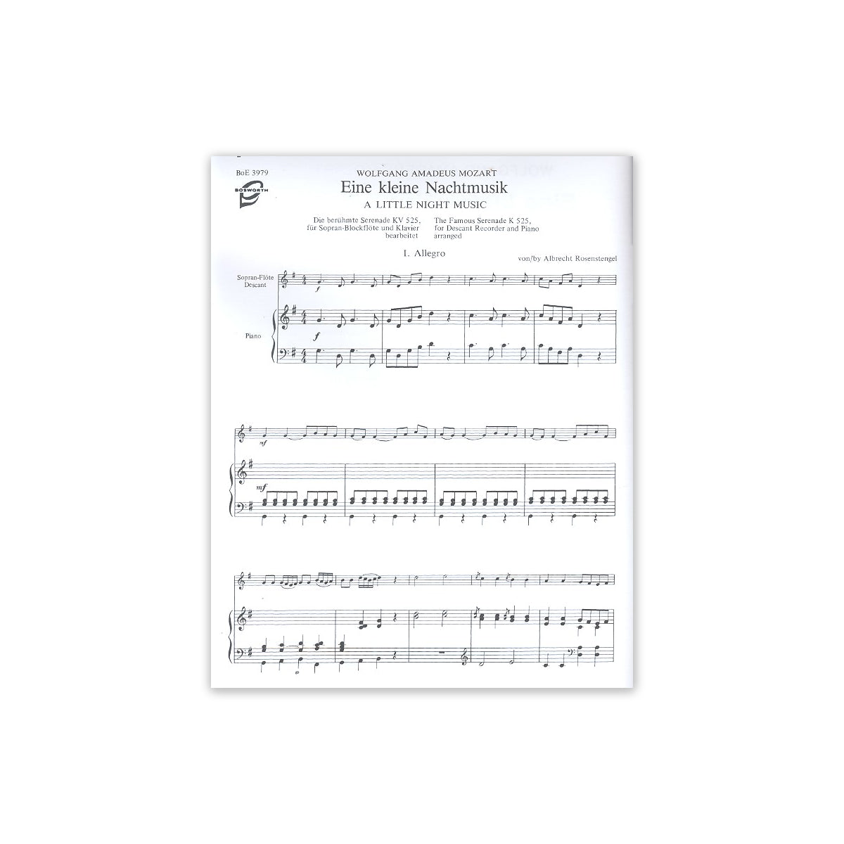 Mozart, Eine kleine Nachtmusik KV525 View 1