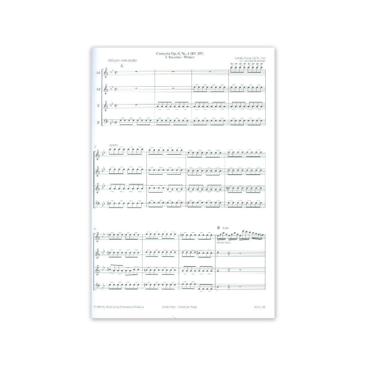 Vivaldi, Winter (L`inverno) op.8 Nr.4