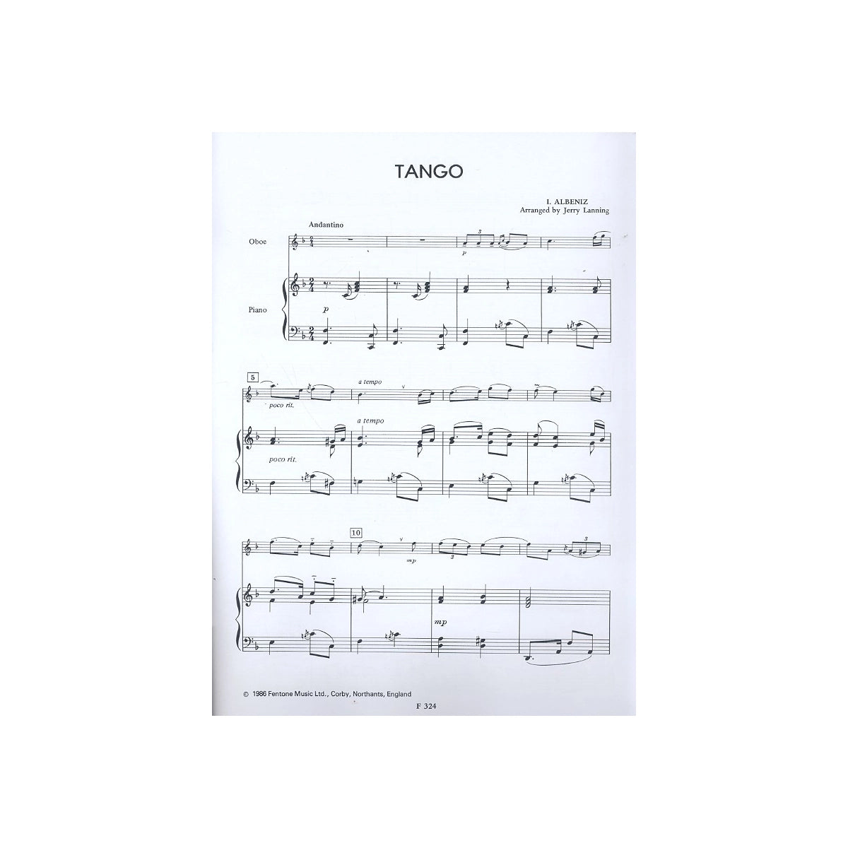 Albeniz, Tango-3494 View 2